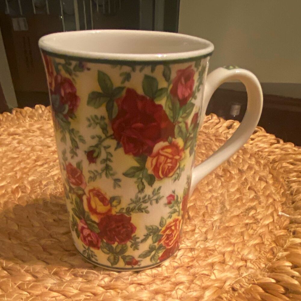 Royal Albert Old Country Roses Fine China Mug w/ Handle, Made in Indonesia